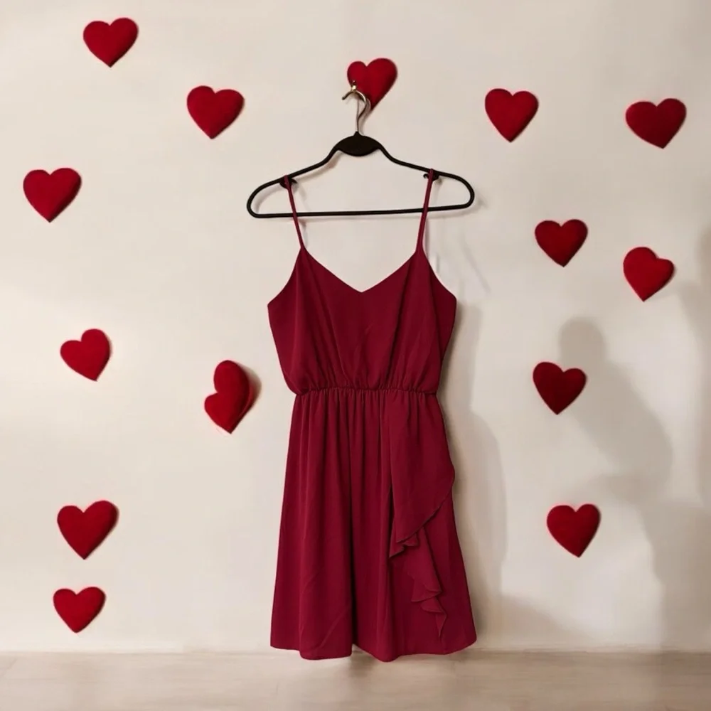 Everly Raspberry Pink Slip Dress - Picture 1 of 13